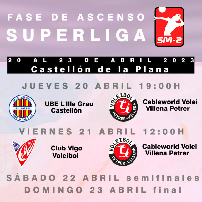 CABLEWORLD SE JUGARÁ EL ASCENSO A SUPERLIGA DE VOLEIBOL EN CASTELLÓN ...