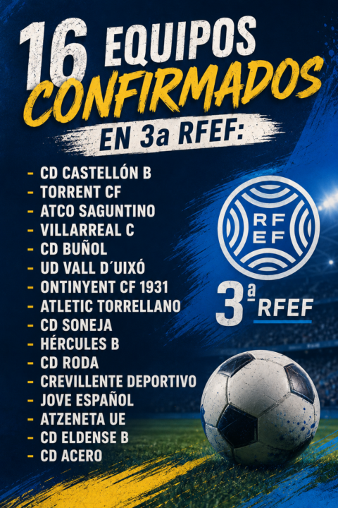 YA SE CONOCEN 16 DE LOS 18 EQUIPOS DE LA 3ª RFEF DONDE MILITARÁ EL ...